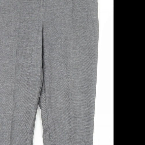 Atmosphere Womens Grey  Polyester Dress Pants Trousers Size 16 L28 in Regular Hook & Eye