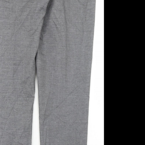 Atmosphere Womens Grey  Polyester Dress Pants Trousers Size 16 L28 in Regular Hook & Eye