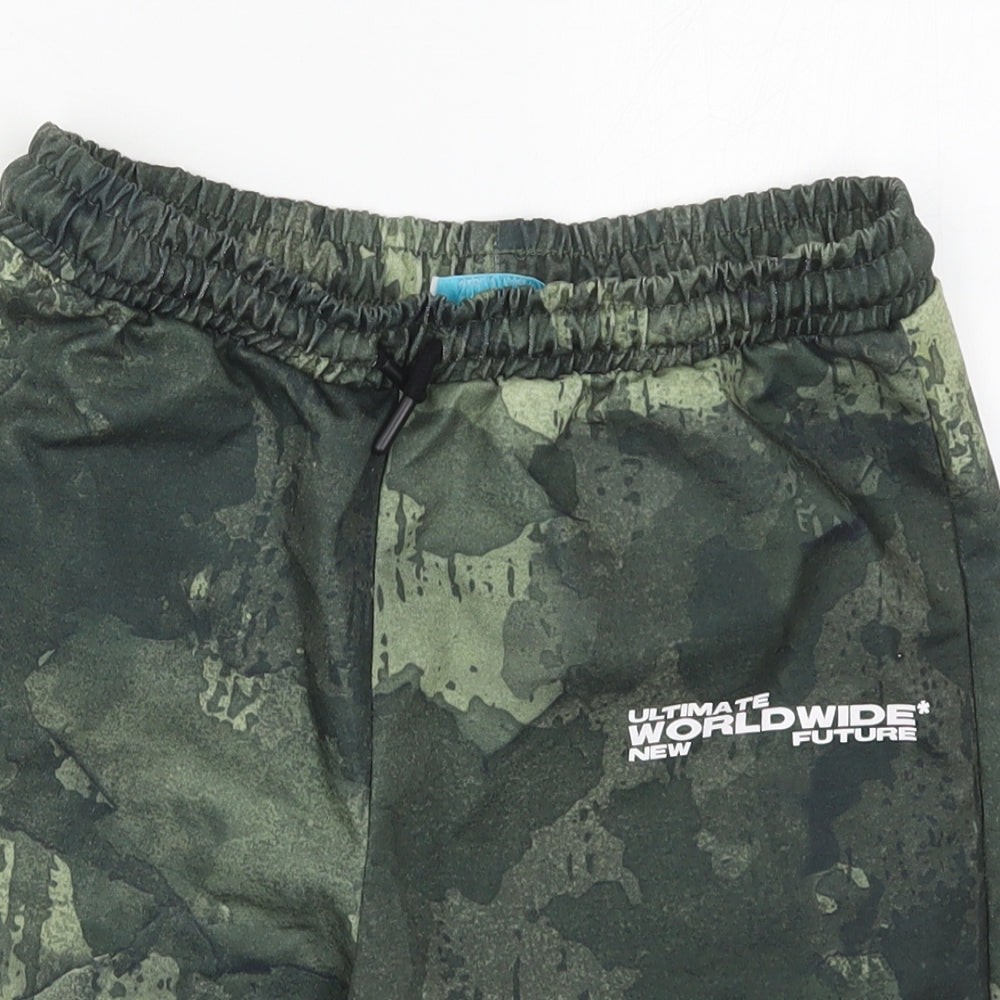 Primark Boys Green Camouflage Polyester Sweat Shorts Size 12-13 Years  Regular Drawstring - Ultimate Worldwide