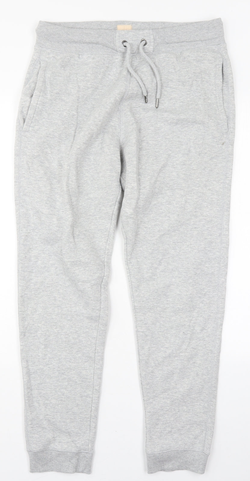 George Mens Grey  Cotton Sweatpants Trousers Size M L29 in Regular Drawstring