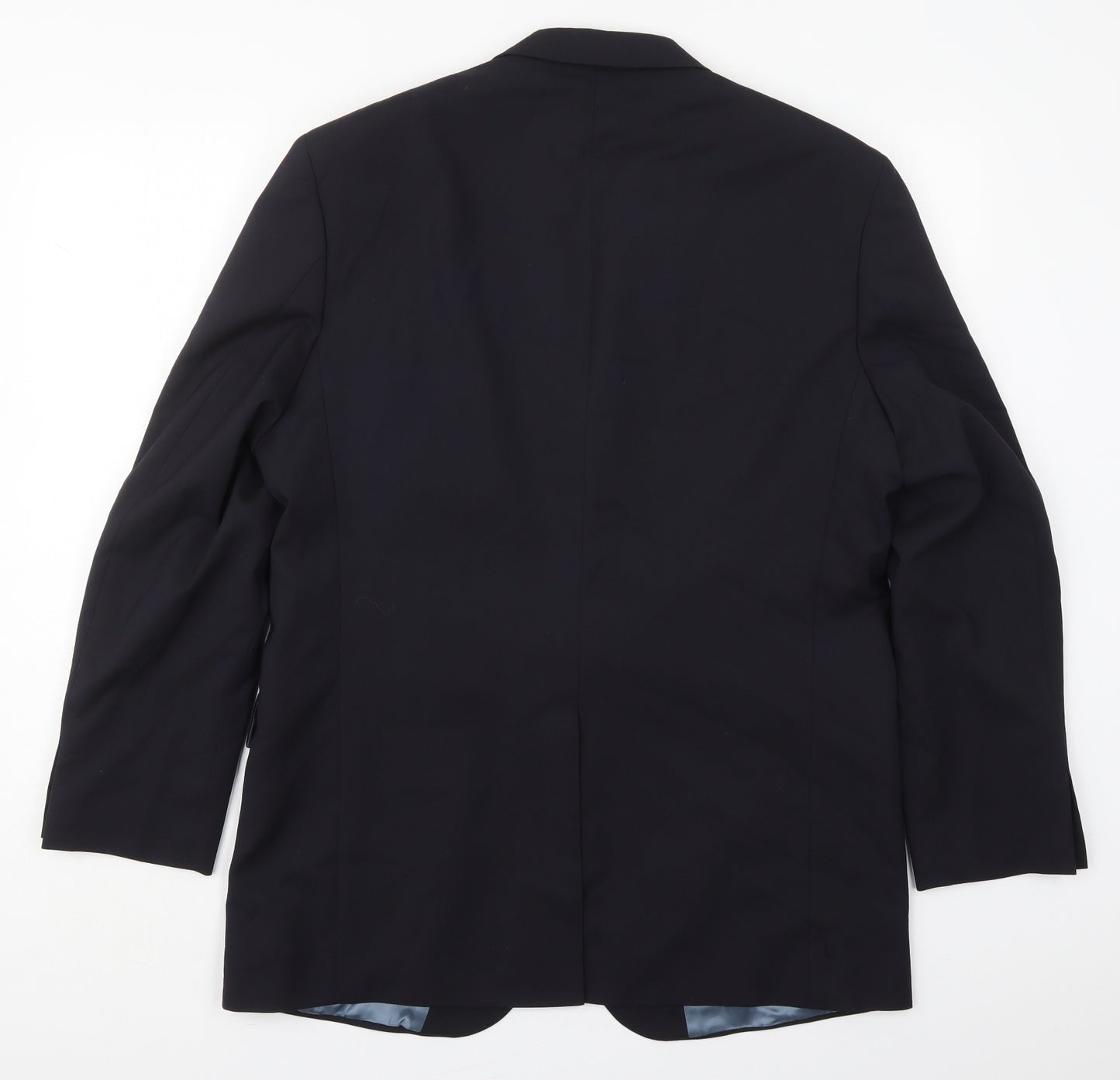 Impressions Mens Blue  Wool Jacket Suit Jacket Size 42