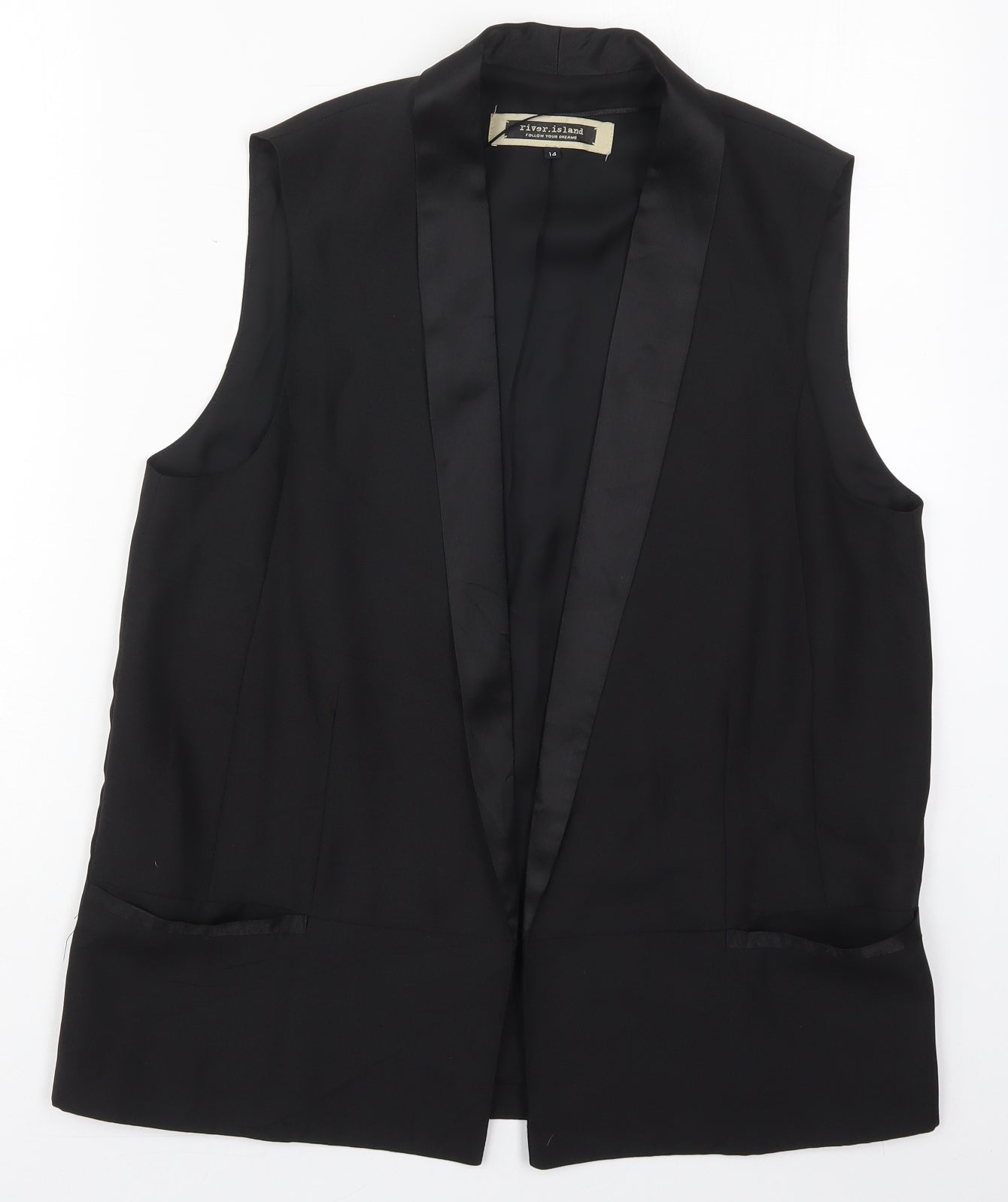 River Island Womens Black   Jacket  Size 14
