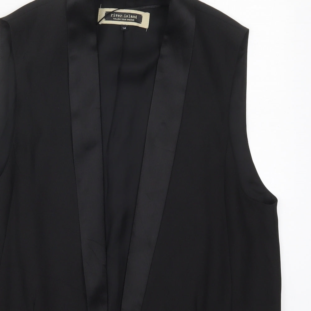 River Island Womens Black   Jacket  Size 14