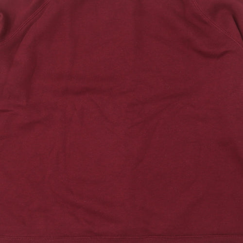 Old Navy Womens Red  Cotton Pullover Sweatshirt Size L  Pullover - Chicago