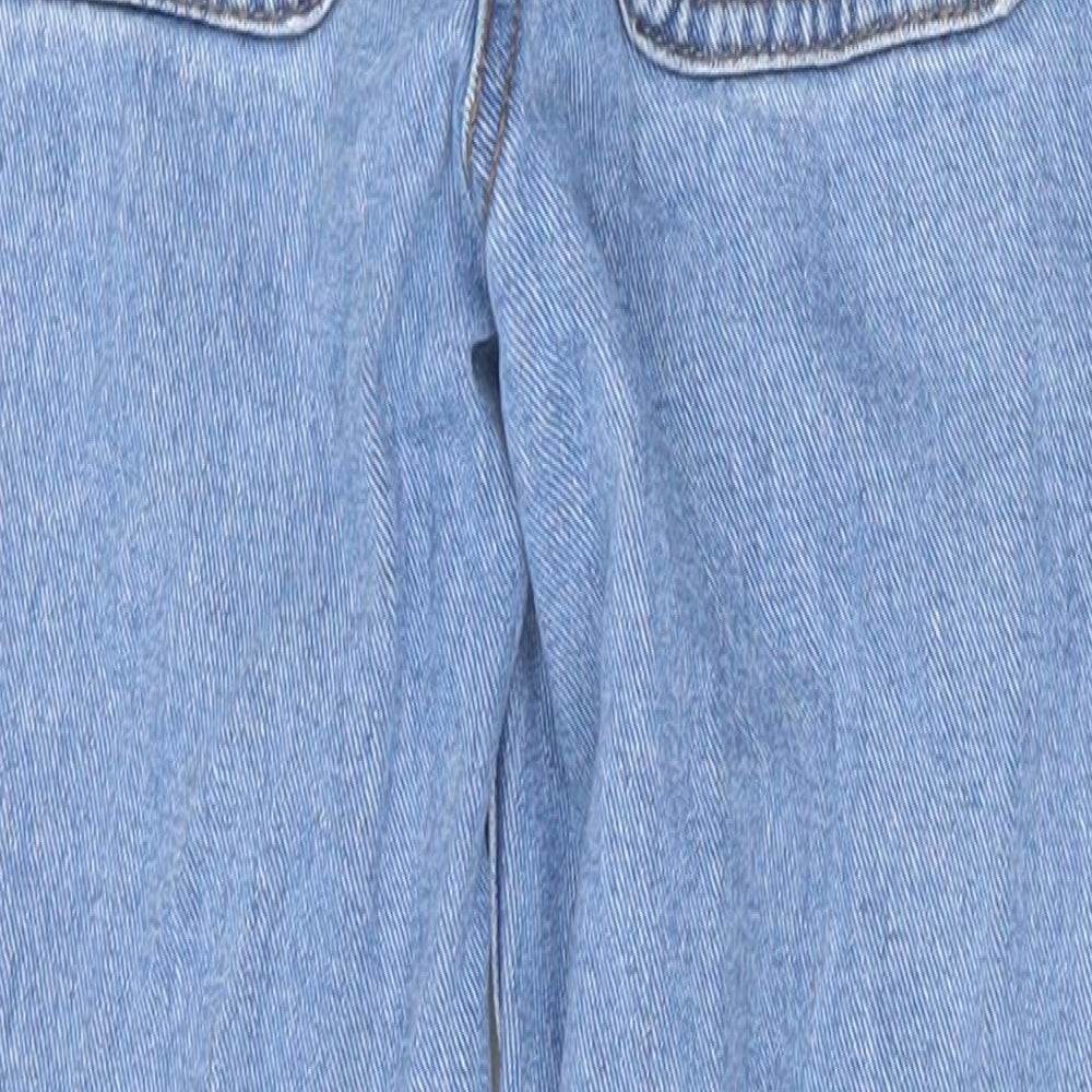 Matalan Girls Blue  Cotton Straight Jeans Size 8 Years  Regular Button