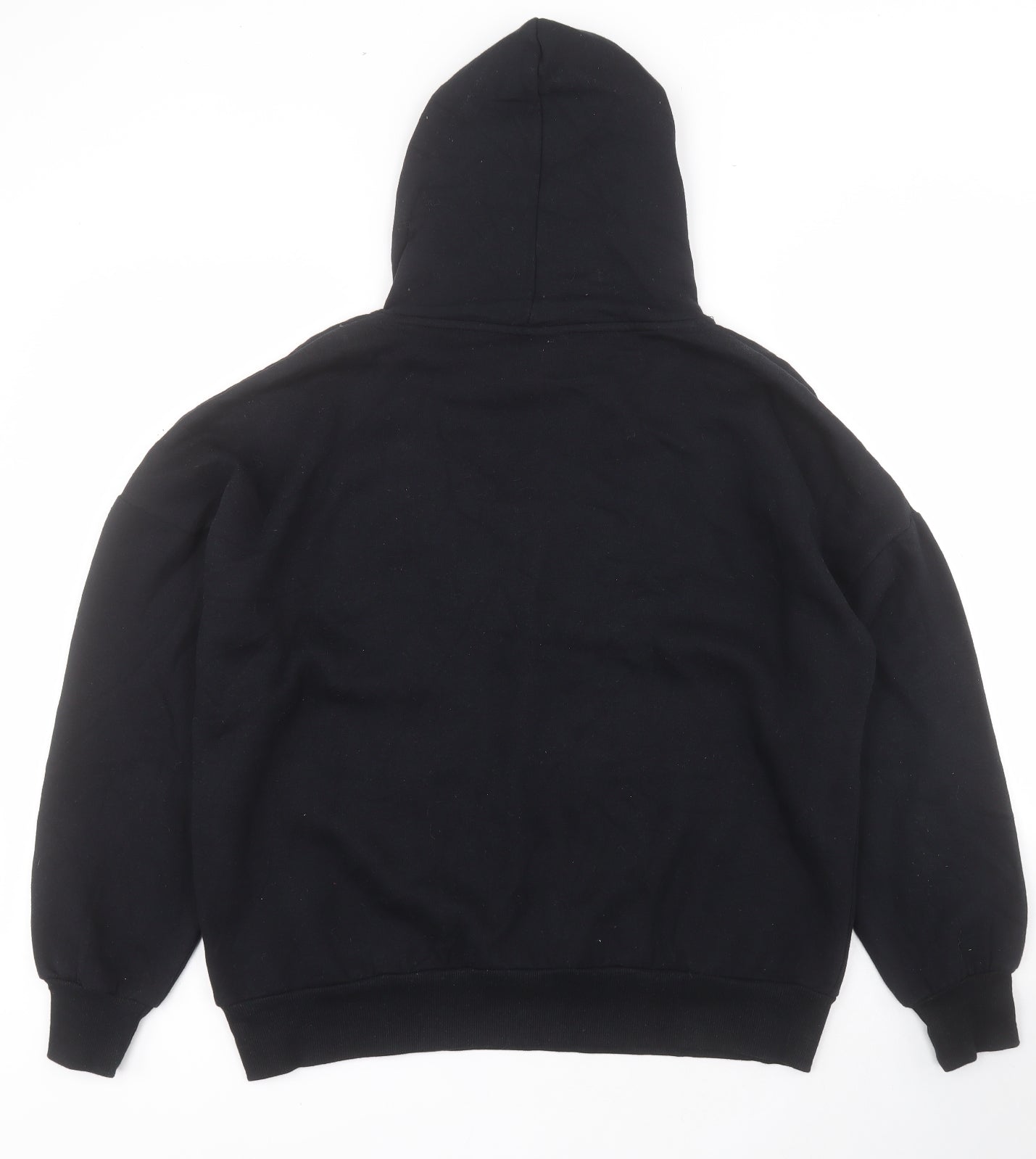 B&M Womens Black  Cotton Pullover Hoodie Size M  Pullover - Hangover Hoodie