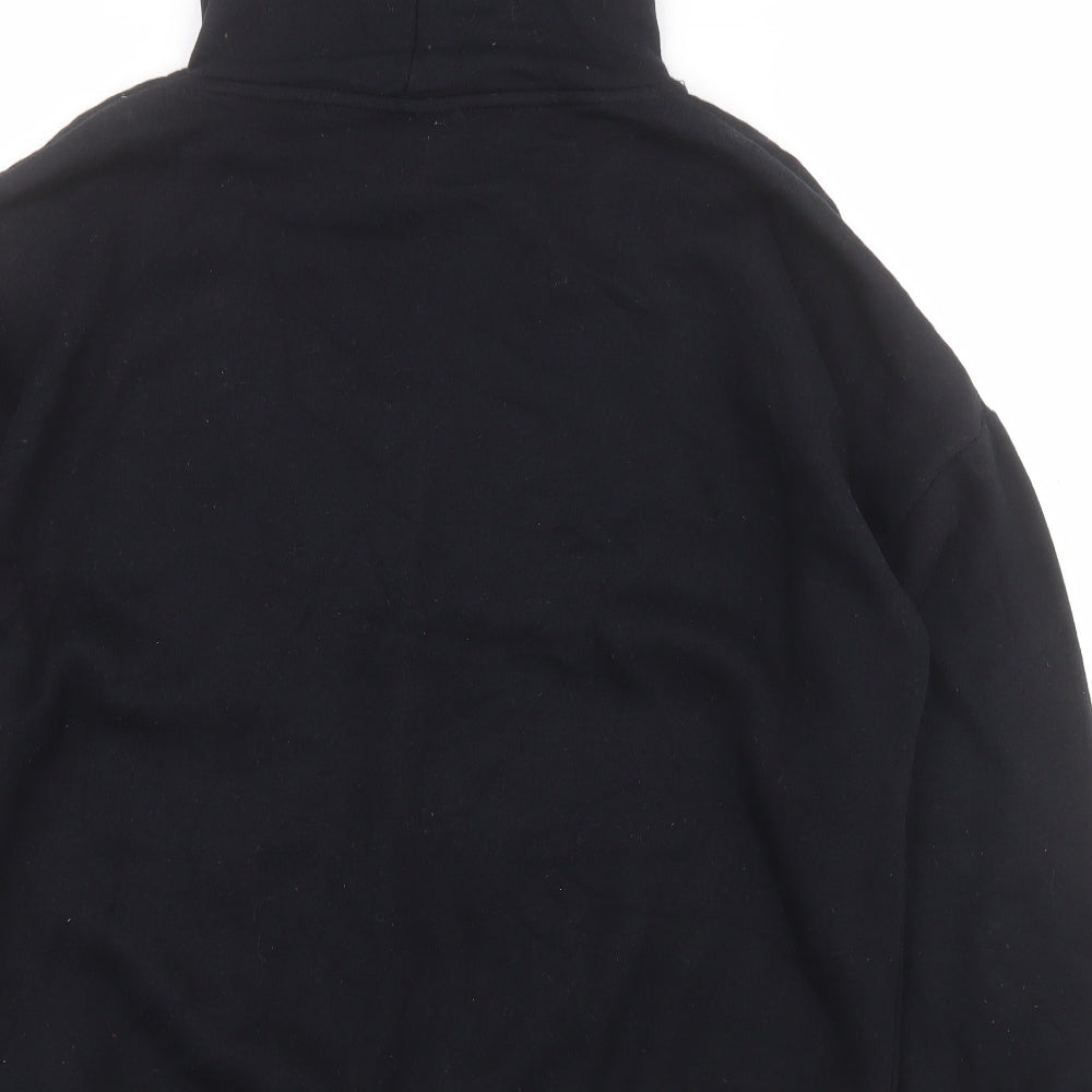 B&M Womens Black  Cotton Pullover Hoodie Size M  Pullover - Hangover Hoodie