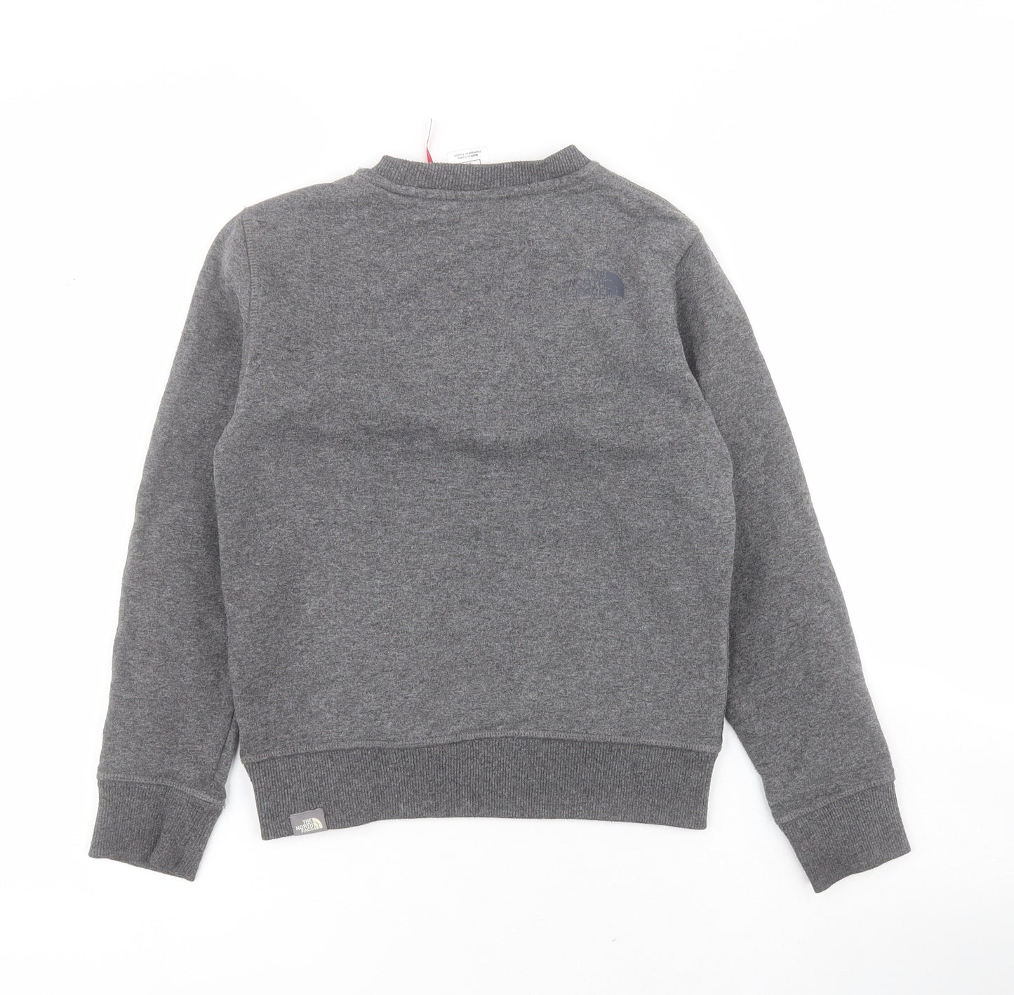 The Northface Boys Grey  Cotton Henley Sweatshirt Size S  Pullover