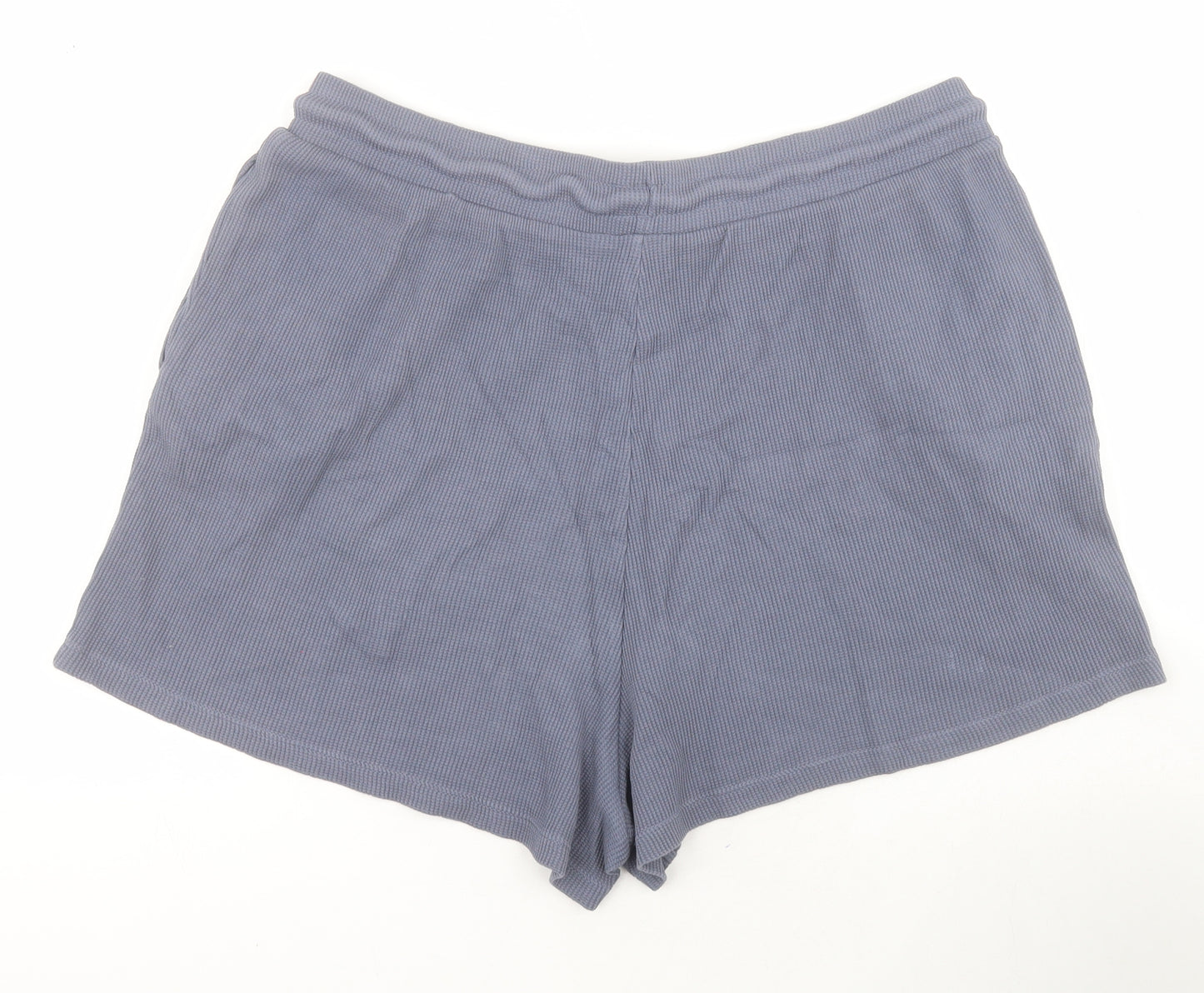 NEXT Mens Blue  Cotton Sweat Shorts Size L  Regular Drawstring