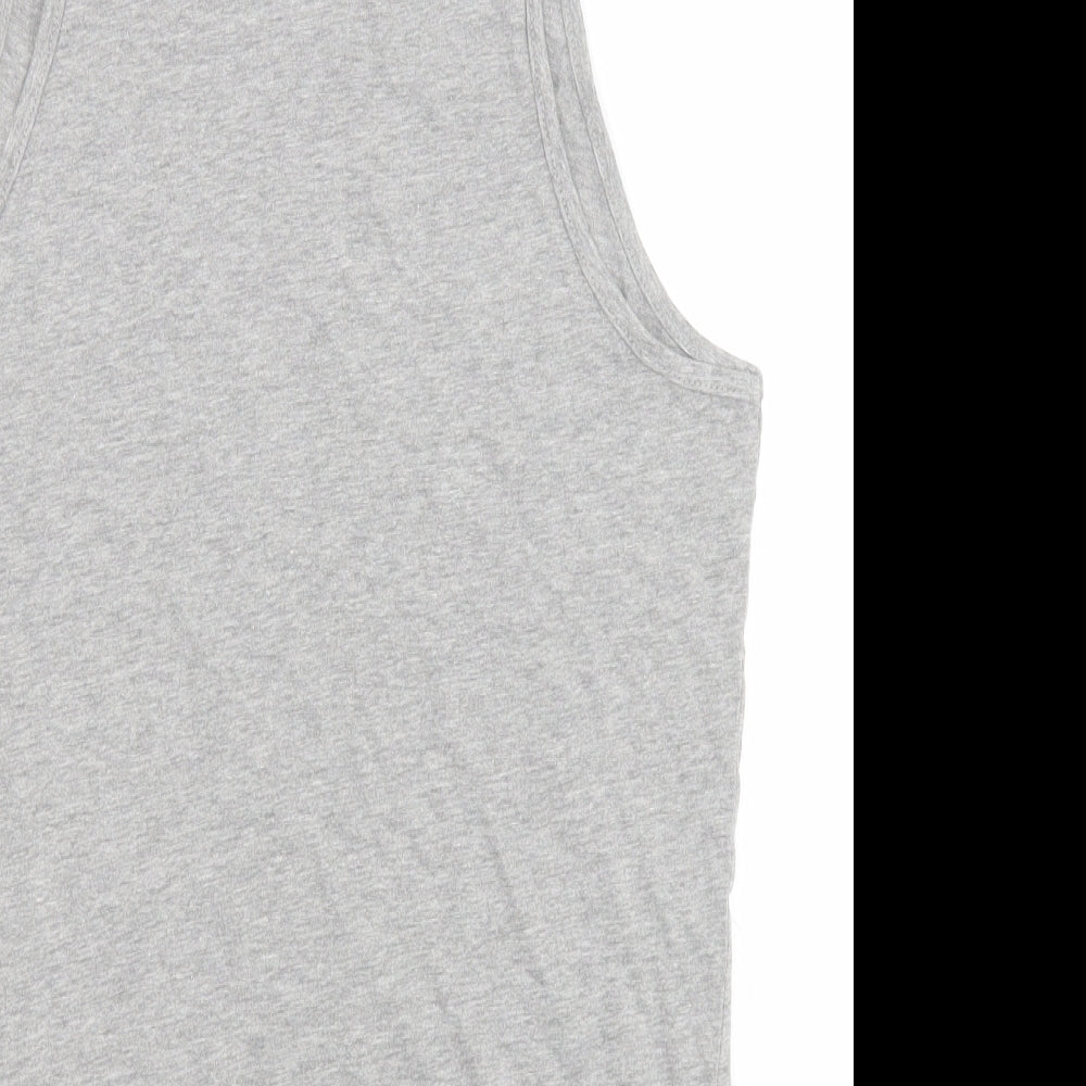 Primark Mens Grey  Cotton  T-Shirt Size S Round Neck  - Vest