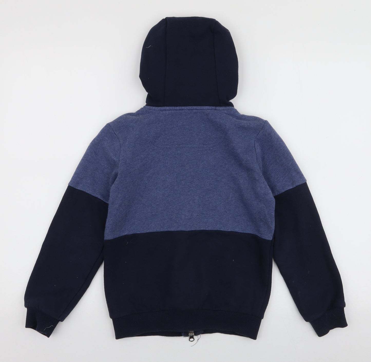 Joules Boys Blue  Cotton Full Zip Hoodie Size 7-8 Years  Zip