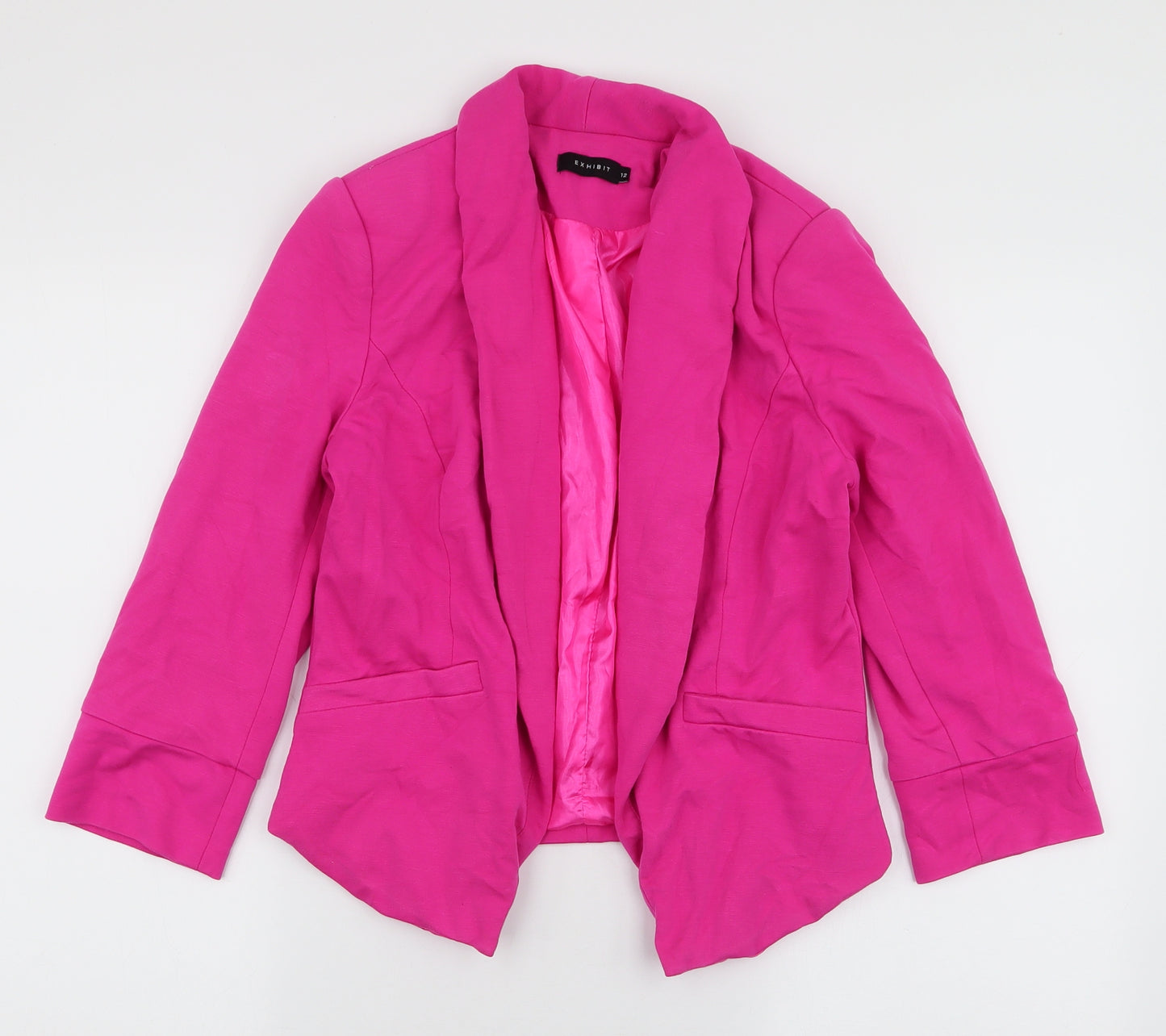 Exhibit Womens Pink   Jacket Blazer Size 12
