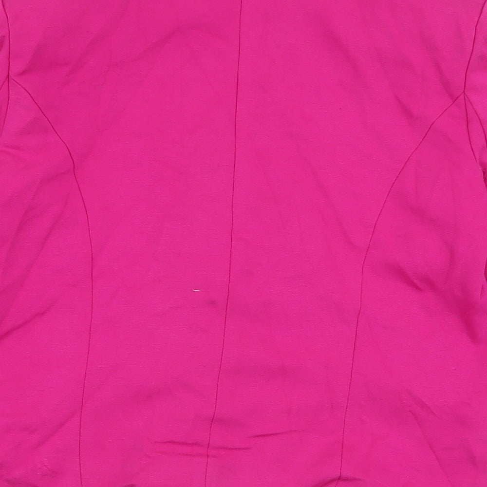 Exhibit Womens Pink   Jacket Blazer Size 12