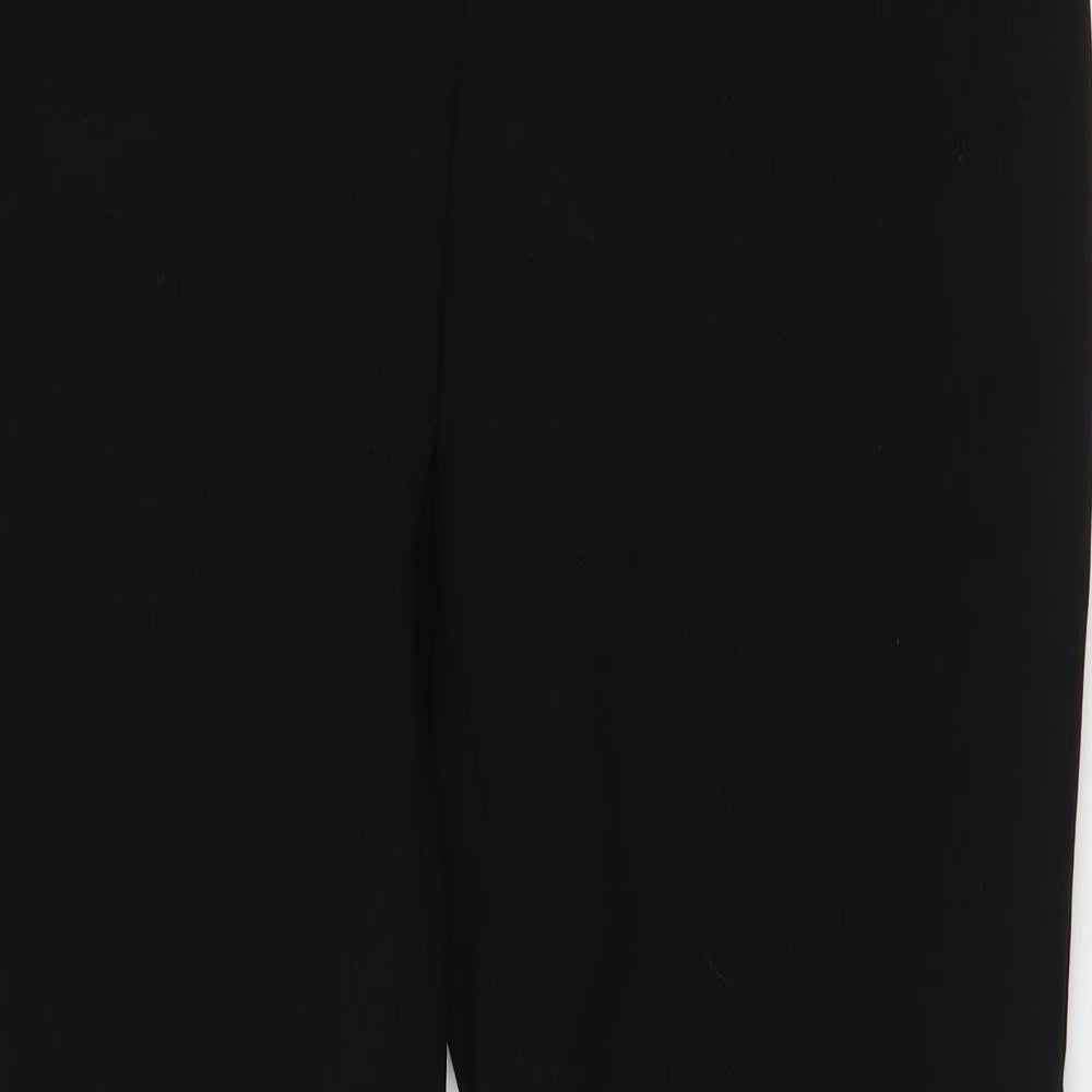 NEXT Womens Black  Polyester Dress Pants Trousers Size 12 L33 in Regular Zip