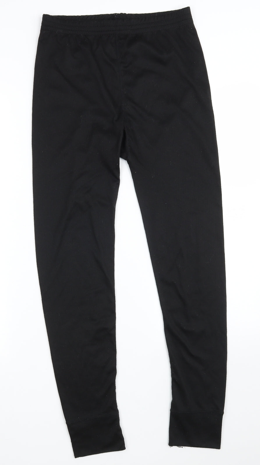 Parallel Womens Black  100% Polyester Jogger Leggings Size 10 L27 in Regular