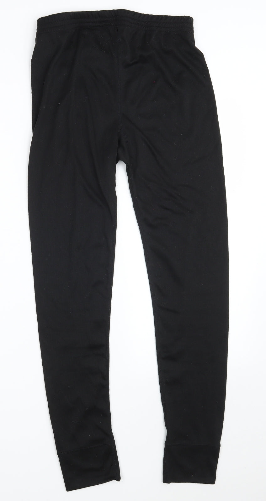 Parallel Womens Black  100% Polyester Jogger Leggings Size 10 L27 in Regular