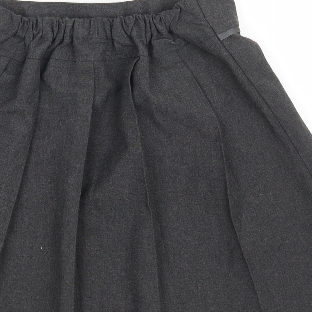 TU Girls Grey  Polyester Pleated Skirt Size 11 Years  Regular