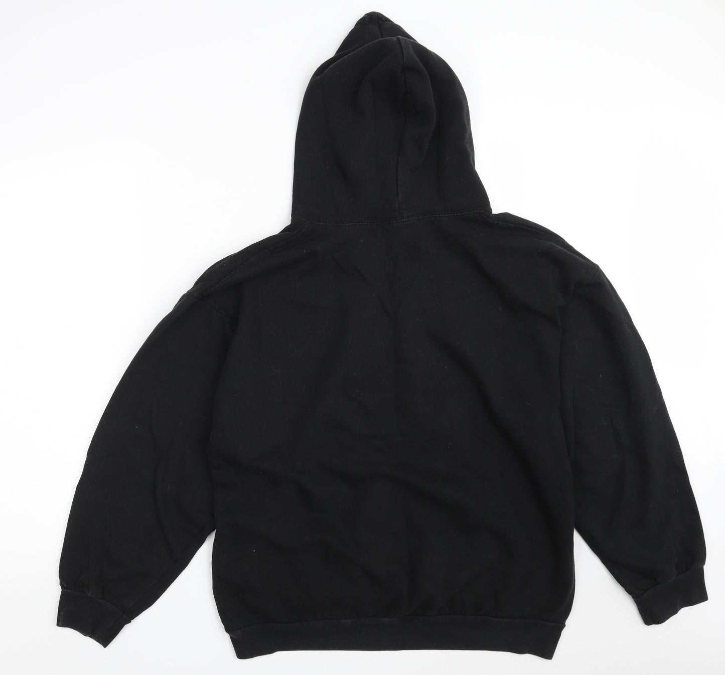 Boohoo Mens Black  Cotton Pullover Hoodie Size M   - University of Chicago