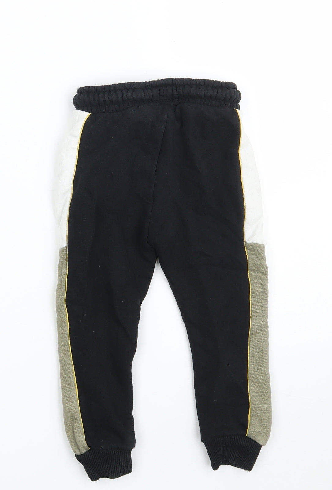 George Boys Black  Cotton Jogger Trousers Size 2-3 Years  Regular