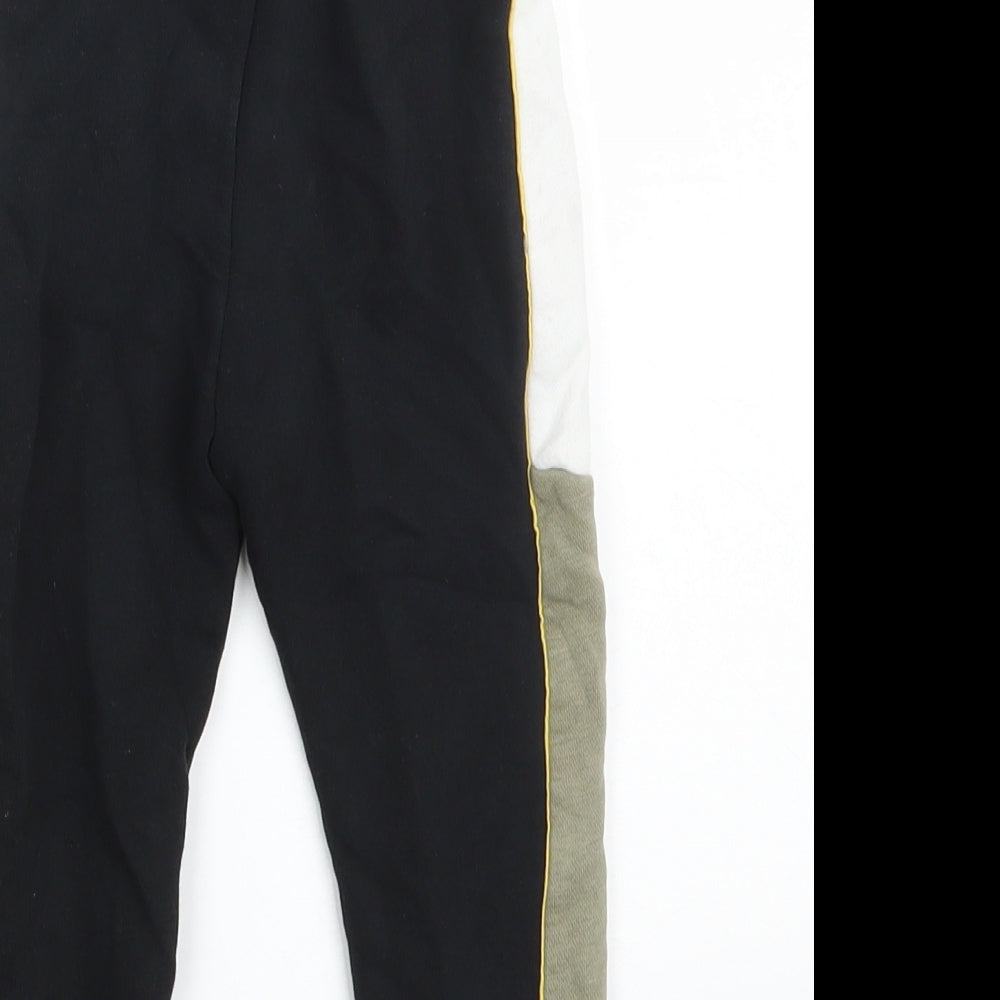 George Boys Black  Cotton Jogger Trousers Size 2-3 Years  Regular