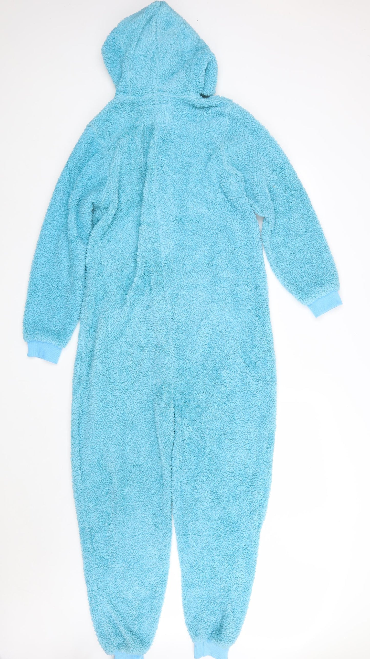 Primark Womens Blue Solid Polyester Top One Piece Size 6  Zip - Size 6-8