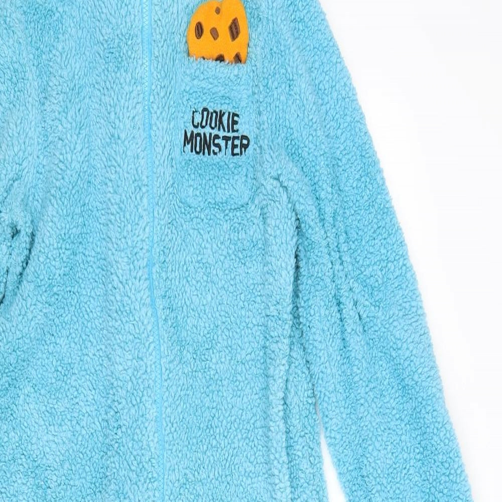 Primark Womens Blue Solid Polyester Top One Piece Size 6  Zip - Size 6-8