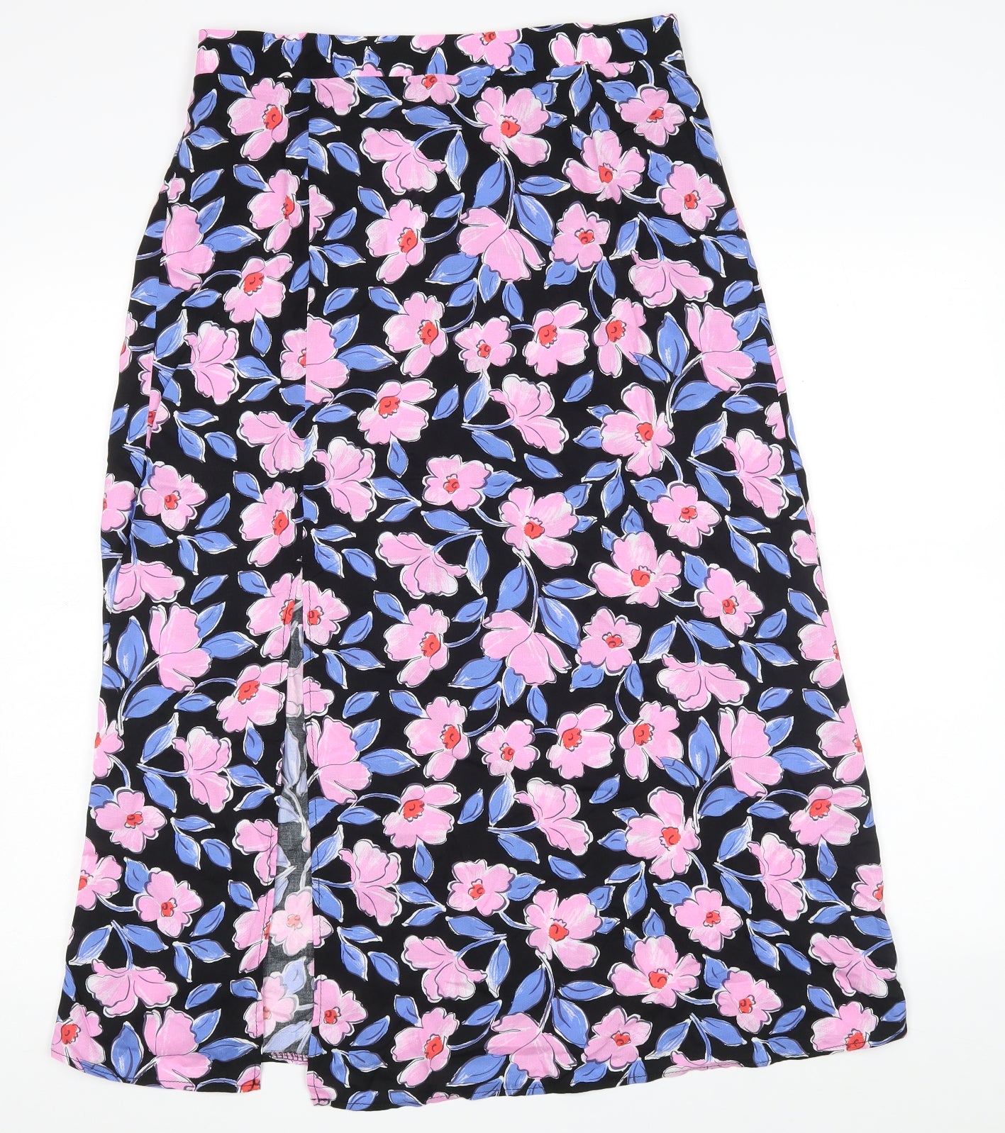 George Womens Multicoloured Floral Viscose Straight & Pencil Skirt Size 12
