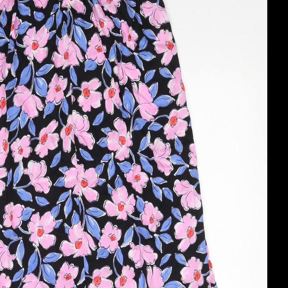George Womens Multicoloured Floral Viscose Straight & Pencil Skirt Size 12