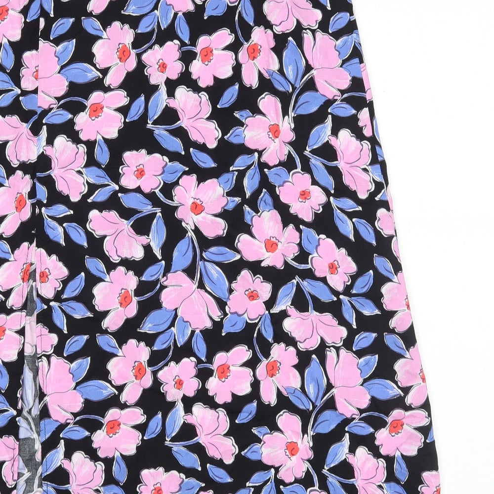 George Womens Multicoloured Floral Viscose Straight & Pencil Skirt Size 12