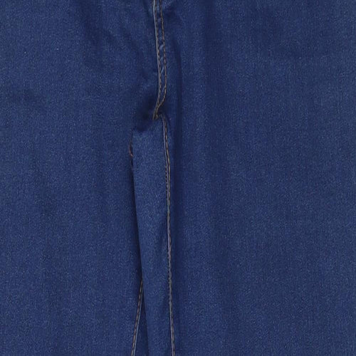 Denim & Co. Womens Blue  Cotton Skinny Jeans Size 16 L29 in Regular Zip