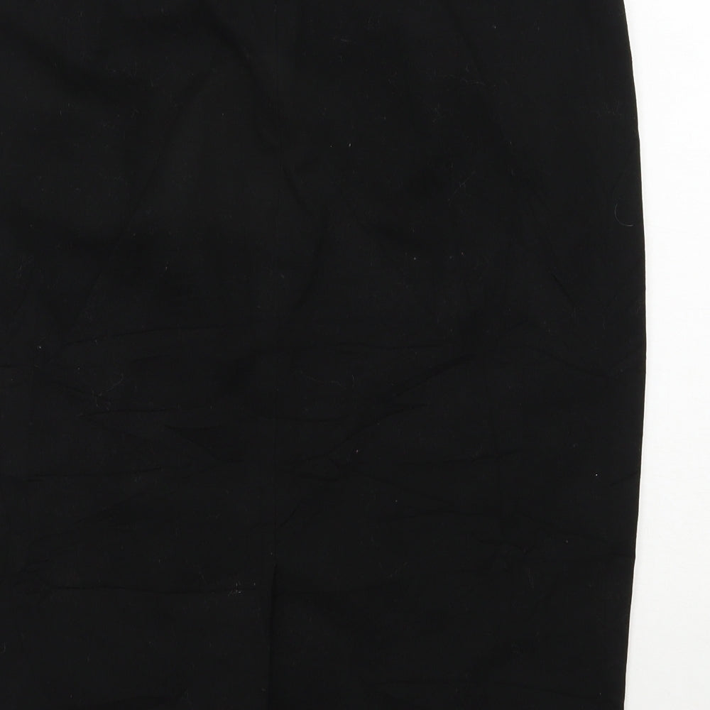 Gap Womens Black  Cotton Straight & Pencil Skirt Size 14   Zip