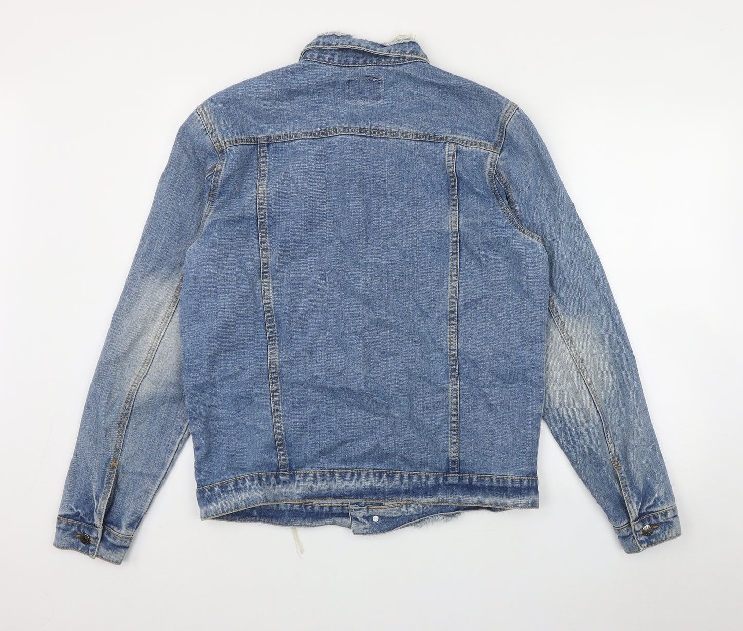 Boohoo man Mens Blue   Jacket  Size L  Button