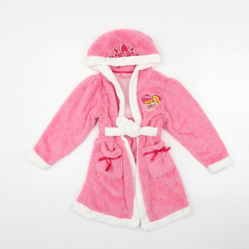 TU Girls Pink  Polyester Top Robe Size 4-5 Years  Tie - 'Sleeping Beauty'