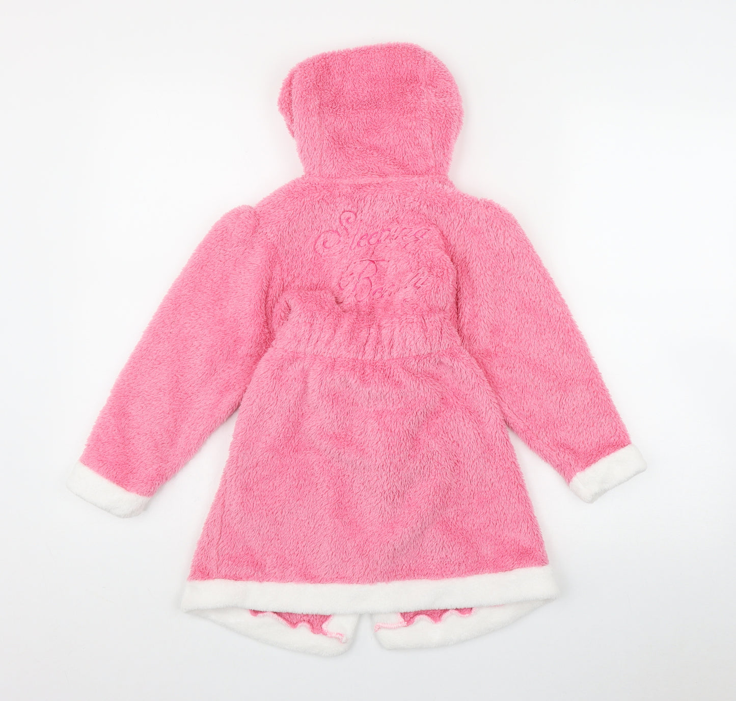 TU Girls Pink  Polyester Top Robe Size 4-5 Years  Tie - 'Sleeping Beauty'