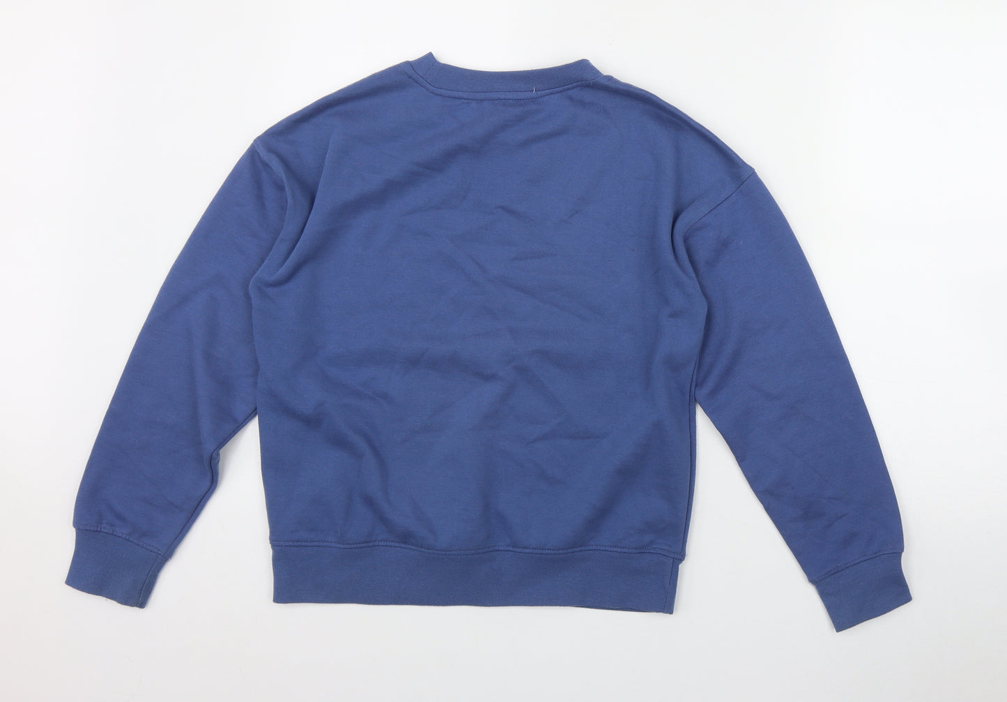 Primark Womens Blue  Polyester Pullover Sweatshirt Size 2XS