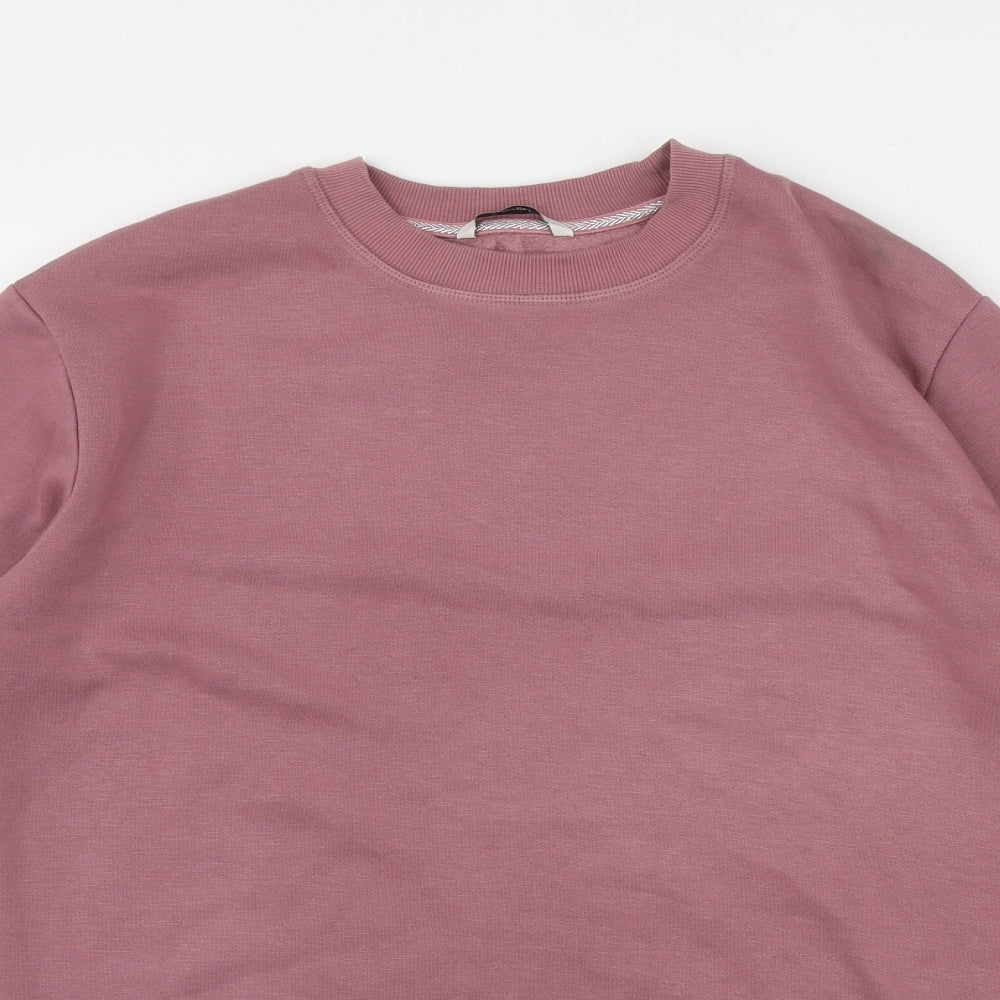 George Womens Pink  Polyester Pullover Sweatshirt Size M