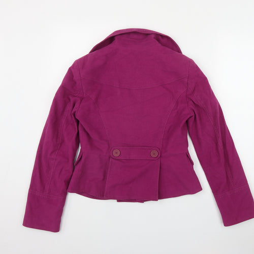 Mango Womens Pink   Jacket  Size 12  Button