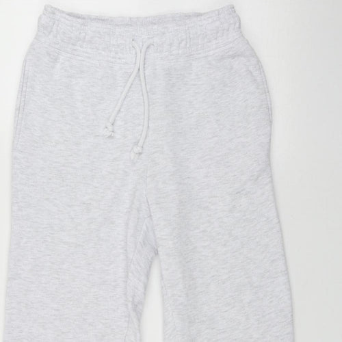 Primark Womens Grey  Polyester Jogger Trousers Size XS L29 in Regular