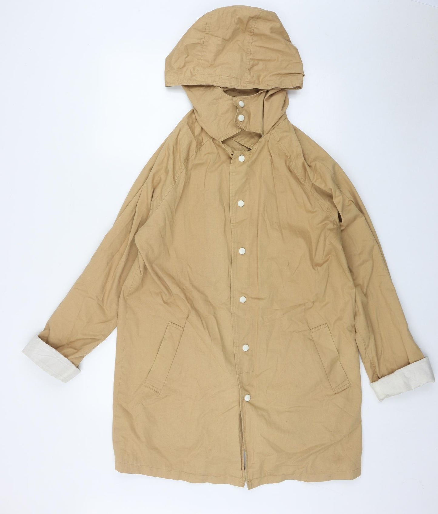 influence Mens Brown   Jacket  Size M  Snap