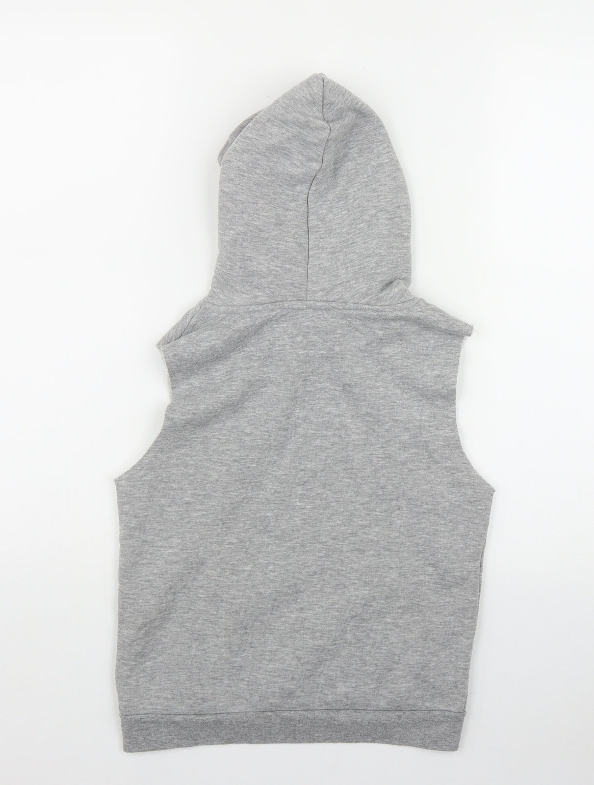 River Island Boys Grey  Polyester Pullover Hoodie Size 7-8 Years