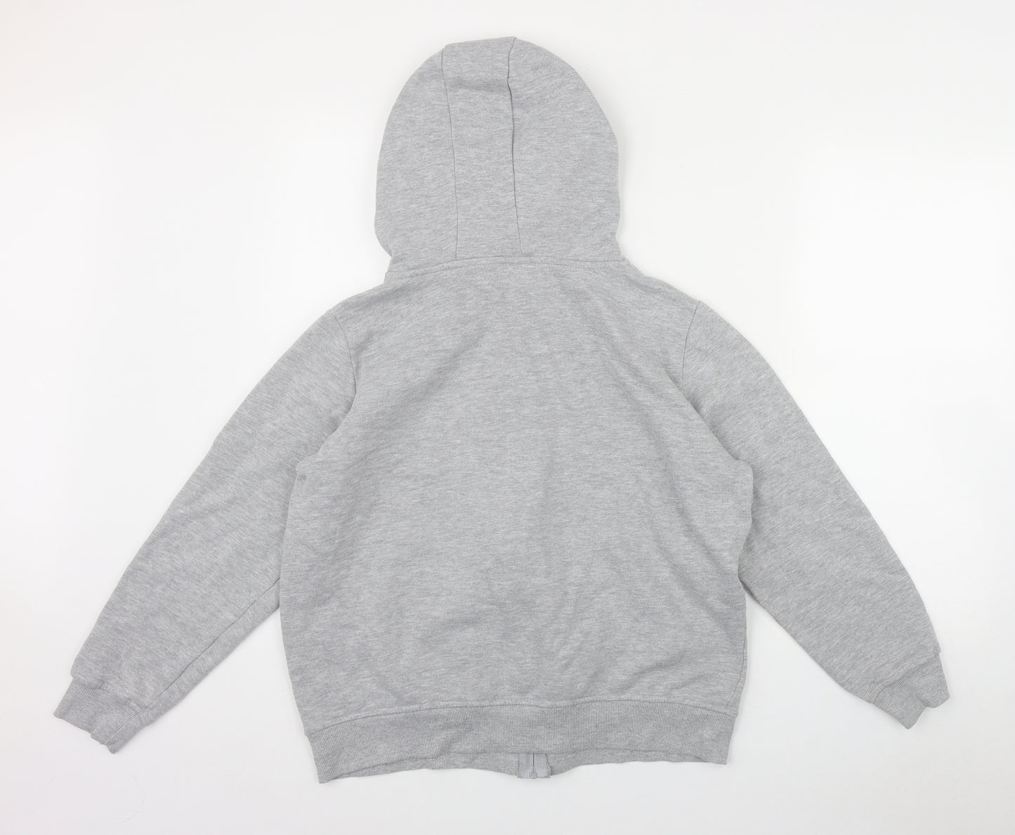 Primark Womens Grey  Cotton Full Zip Hoodie Size M  Zip