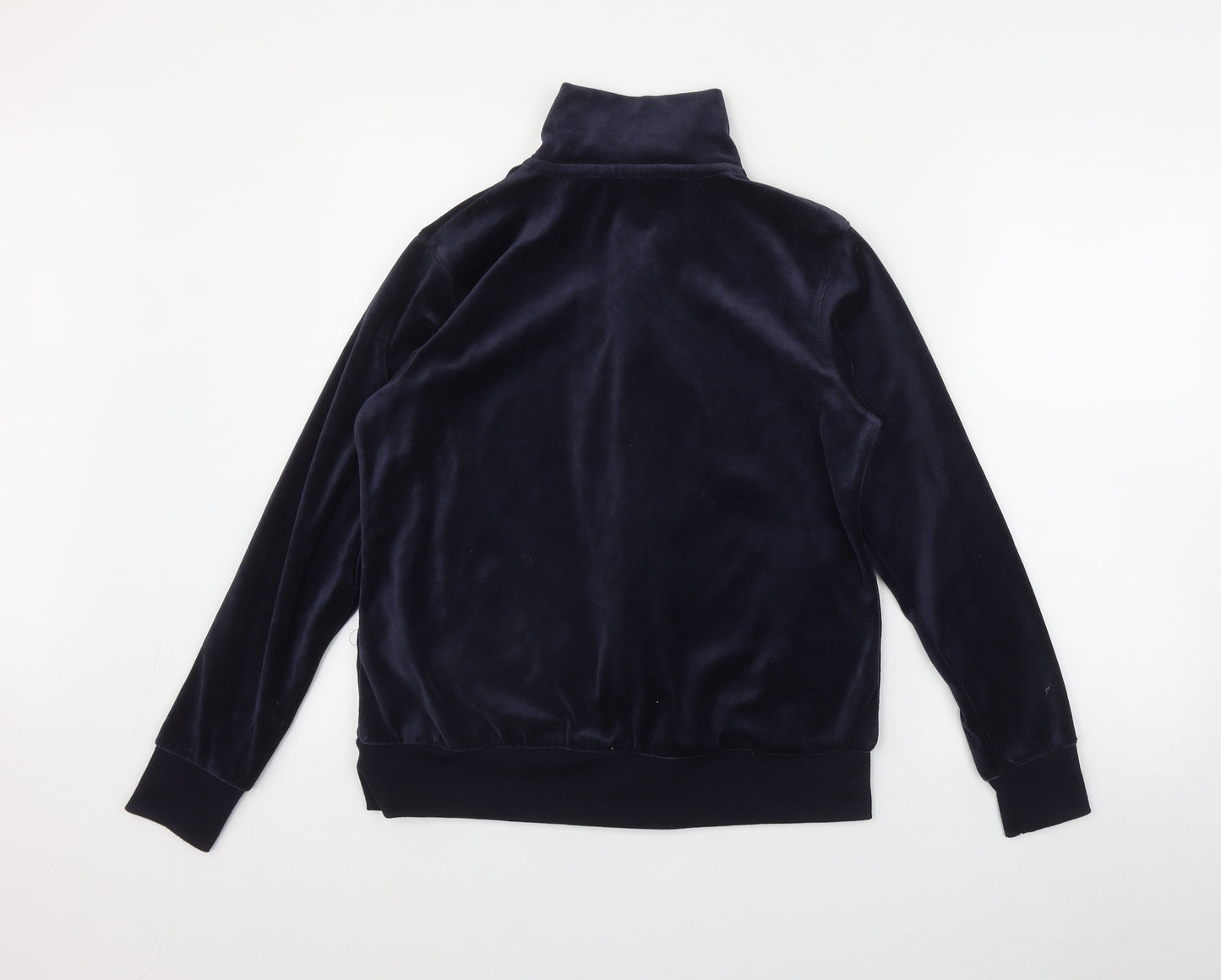 ESMARA Womens Blue  Polyester Full Zip Sweatshirt Size L  Zip