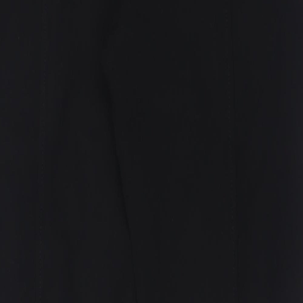 River Island Womens Black  Viscose Capri Leggings Size 10 L26 in