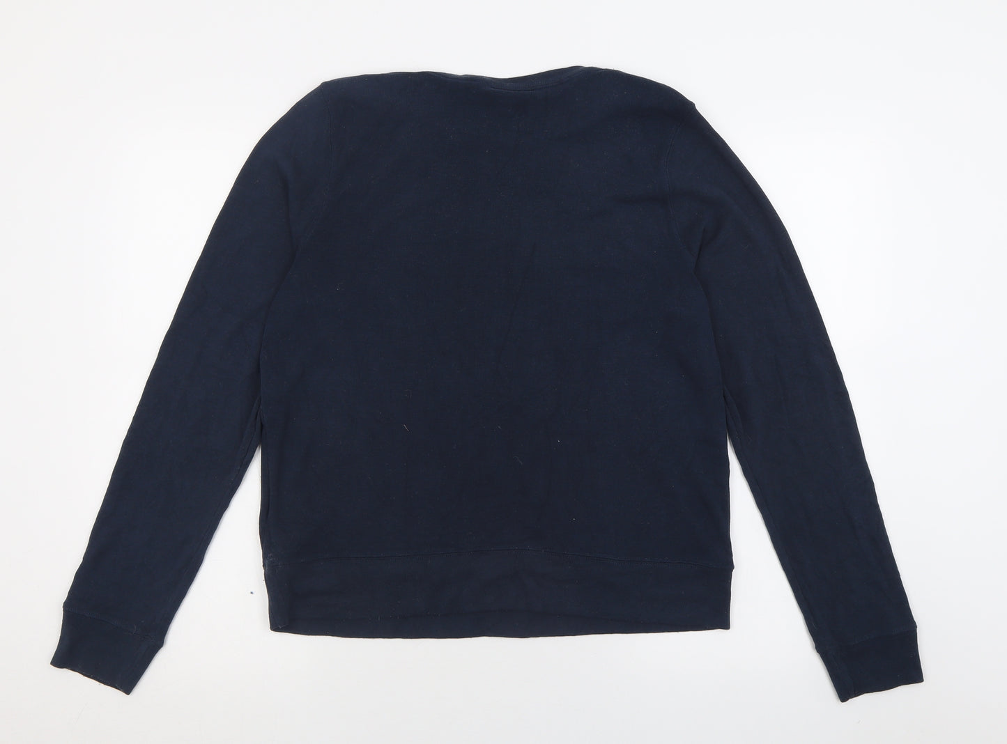 Abercrombie & Fitch Womens Blue  Polyester Pullover Sweatshirt Size L  Pullover