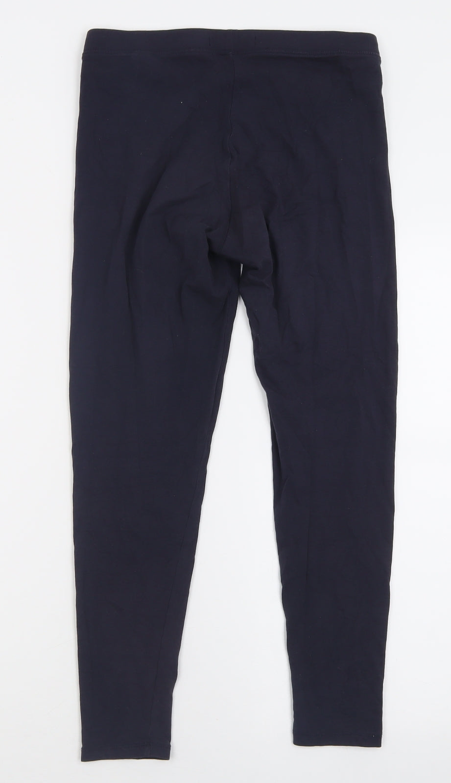 Marks and Spencer Womens Blue  Cotton Capri Leggings Size 10 L26 in