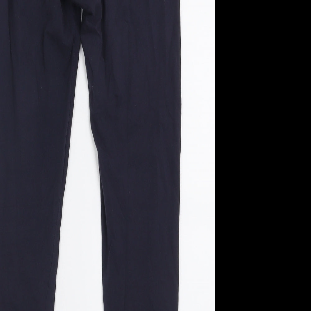 Marks and Spencer Womens Blue  Cotton Capri Leggings Size 10 L26 in