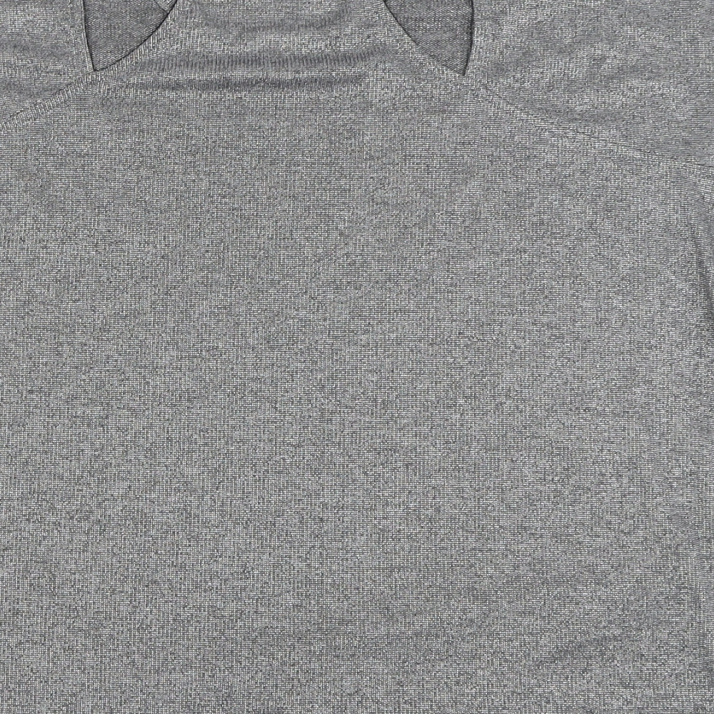 NEXT Womens Silver  Polyester Basic T-Shirt Size 18 V-Neck