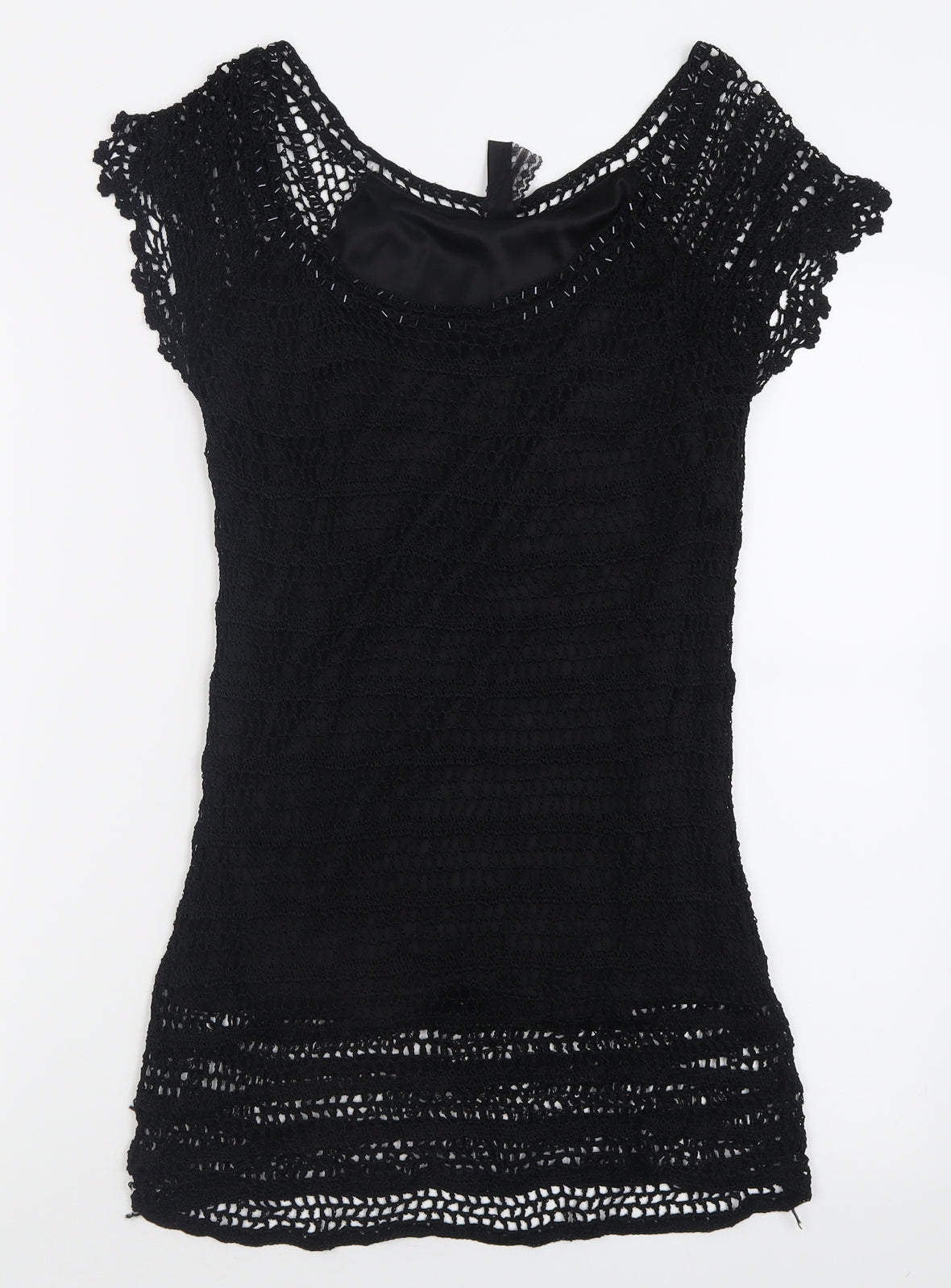 evie  Womens Black  Bamboo Basic T-Shirt Size 18 Scoop Neck