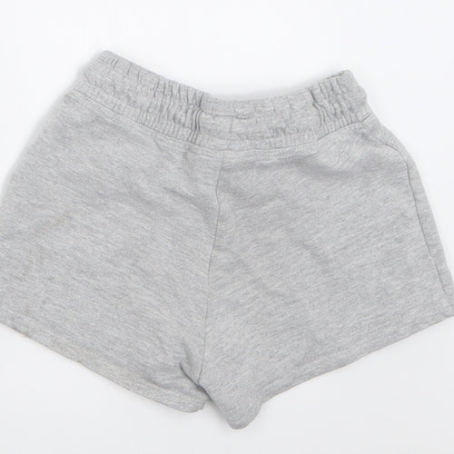 NEXT Boys Grey  Cotton Bermuda Shorts Size 7 Years  Regular Tie