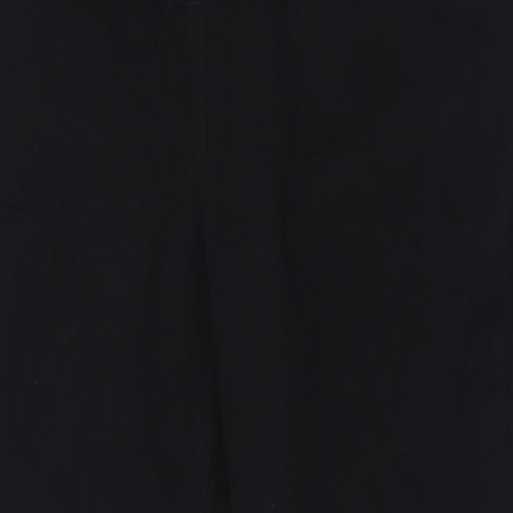 NEXT Womens Black  Cotton Skinny Jeans Size 16 L27 in Regular Button - Jeggings